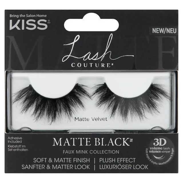 - Degradable pet feces bagKiss Lash Couture Matte Black Faux Mink Collection Matte Velvet