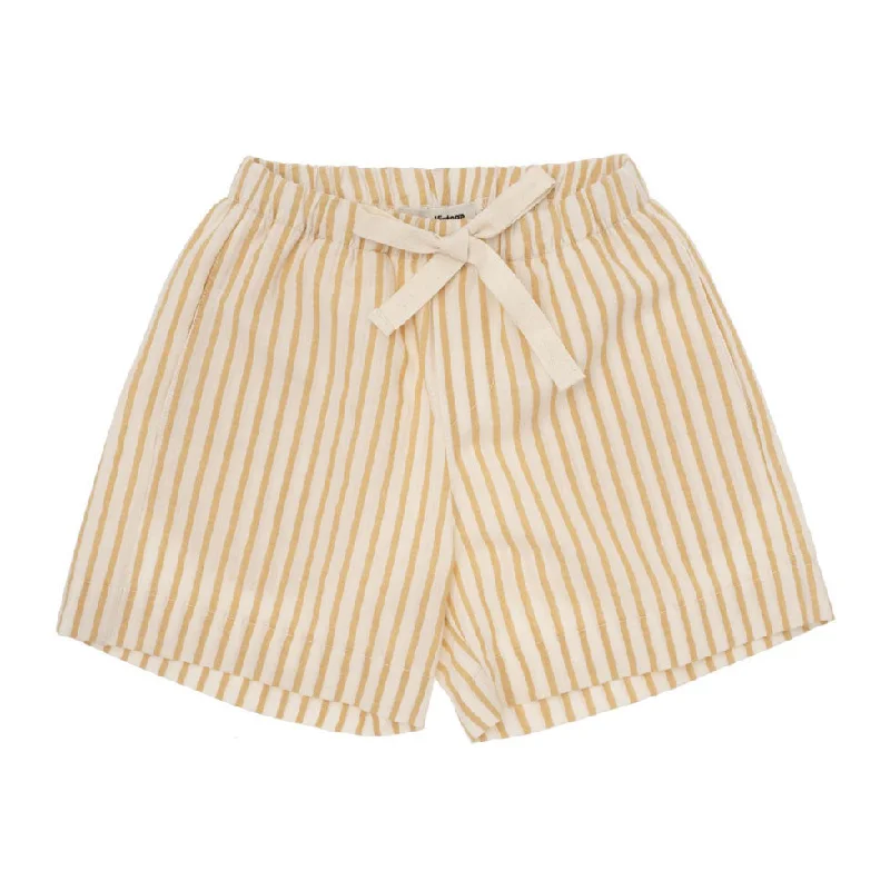 - Postoperative pet anti-licking Elizabethan collarTocoto Vintage Yellow Stripped Kid Shorts