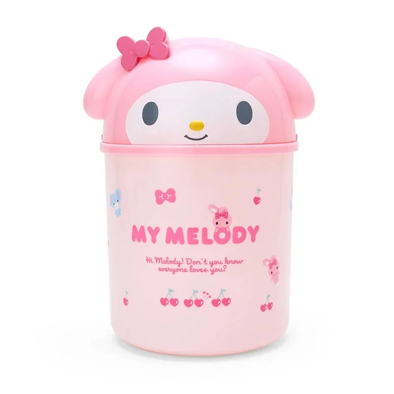  -Splash-proof food bowl AND Anti-choking slow food bowlMy Melody Tidy Trash Bin