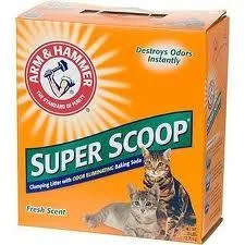 - Cat stress soothing sprayArm & Hammer Super Scoop Fresh Clean Scent Clump (20lb Box)