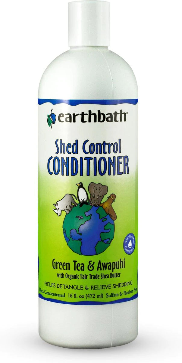 - Remote interactive pet feederEarthbath Shed Control Green Tea & Awapuhi Dog & Cat Conditioner