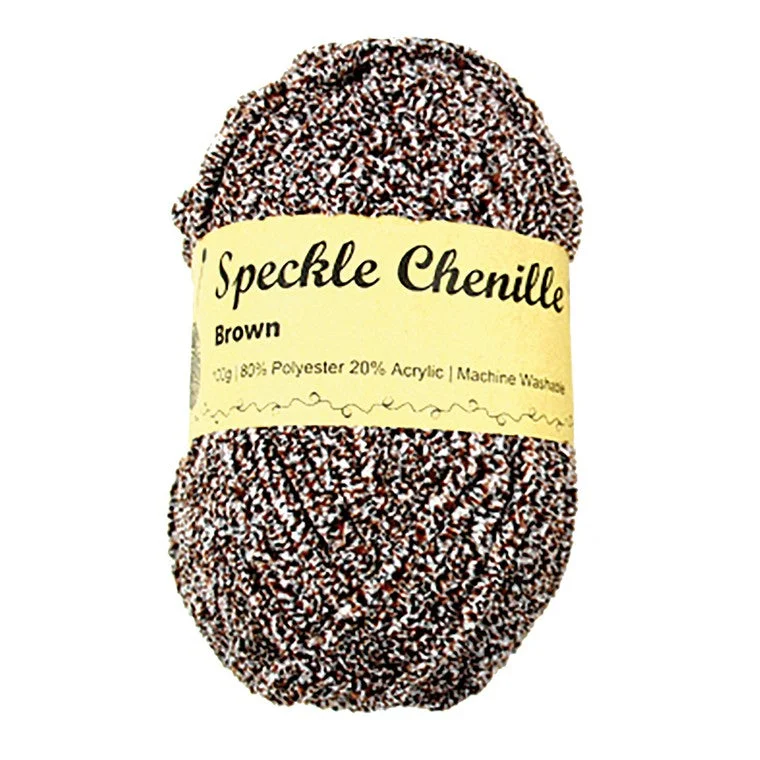 - Dog anti-slip matSpeckle Chenille Yarn, Brown