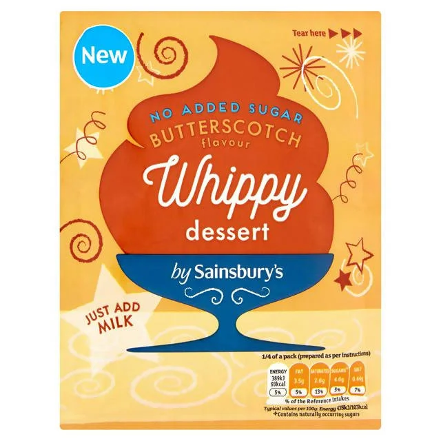 - Deodorizing cat litter tofu litterSainsbury's Butterscotch Whippy Dessert 49g