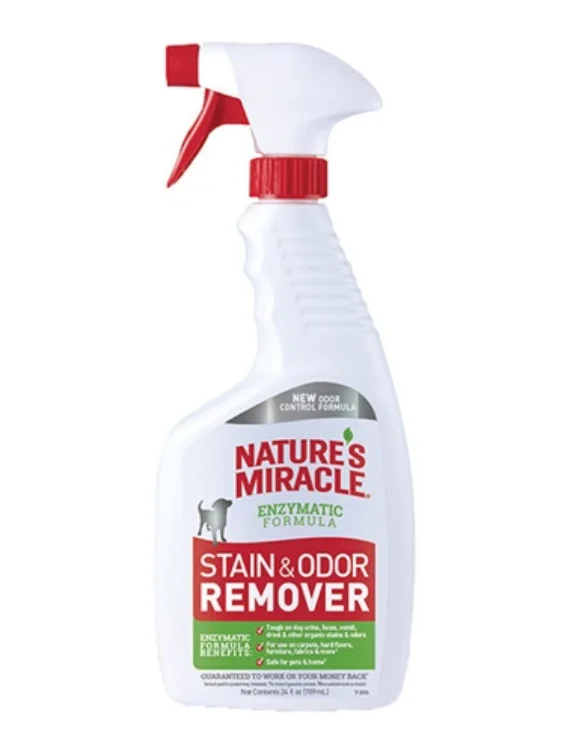 - ​​Pet toys under    yuanSpectrum Brands Nature's Miracle Stain and Odor Remover for dogs