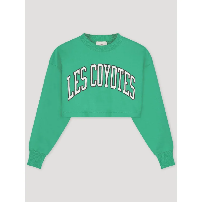  -Anti-scratch sofa protective coverLes Coyotes De Paris Jade Large Logo Cropped Sweatshirt