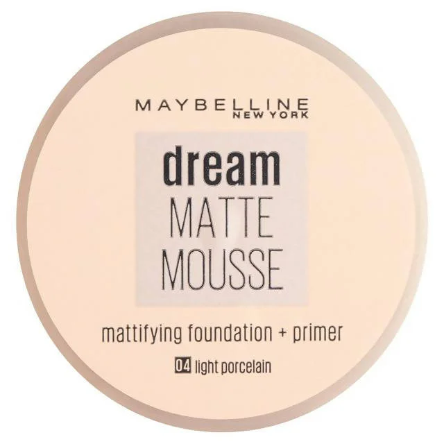 - Air box TSA certified check-inMaybelline Dream Matte Mousse Foundation 04 Light Porcelain