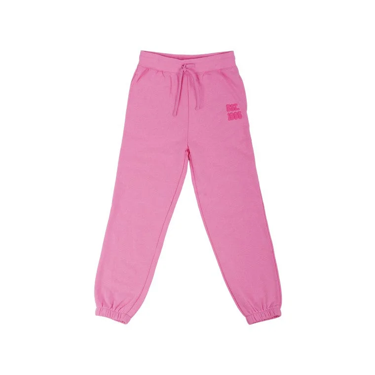 - Cat anti-jump window safety netOversize Track Pants, Pink, Size 12