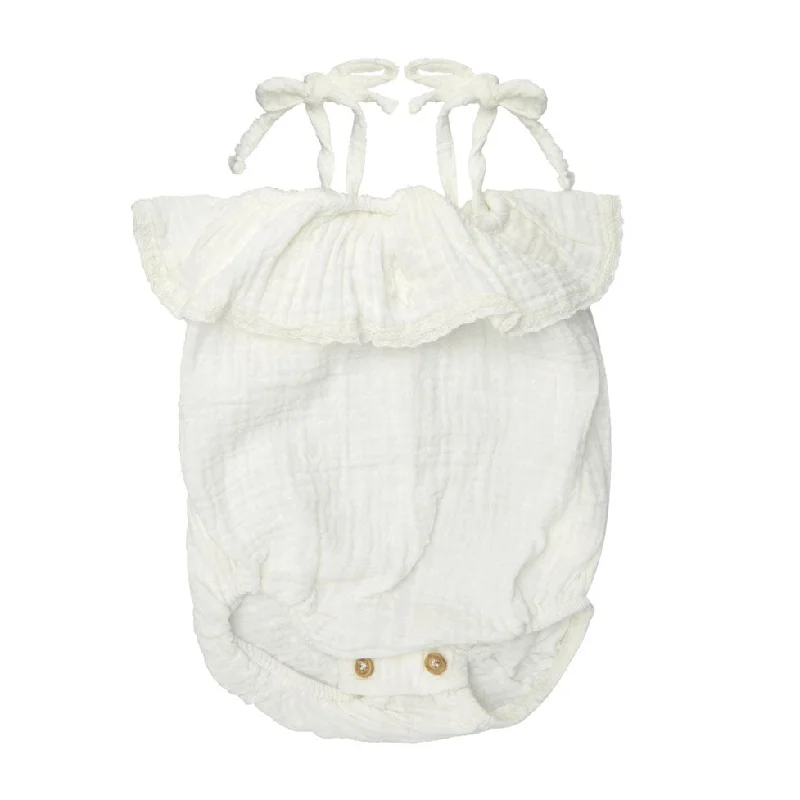 - Chinchilla cooling ice nest ceramic plateTocoto Vintage Off White Fluor Embroidered Baby Body