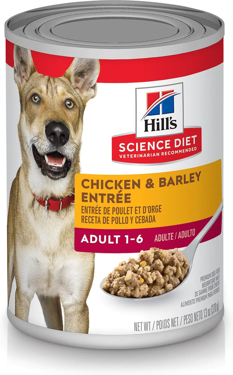 - Dog disposable foam shower gelHill's Science Diet Adult Chicken & Barley Entree