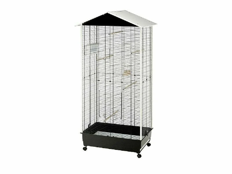 - Rabbit grass rack to prevent waste food boxNOTE BLACK AVIARY