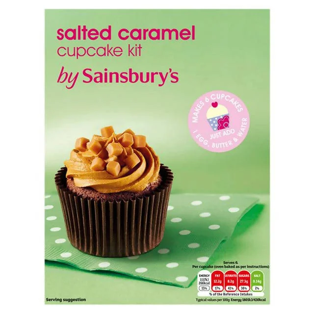 - Smart cat litter box with automatic cleaningSainsbury's Salted Caramel Cupcake Kit 285g