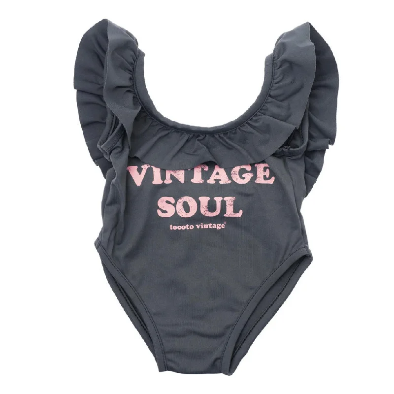 - Pet diabetes prescription foodTocoto Vintage Dark Grey Vinatge Soul Baby Swimsuit