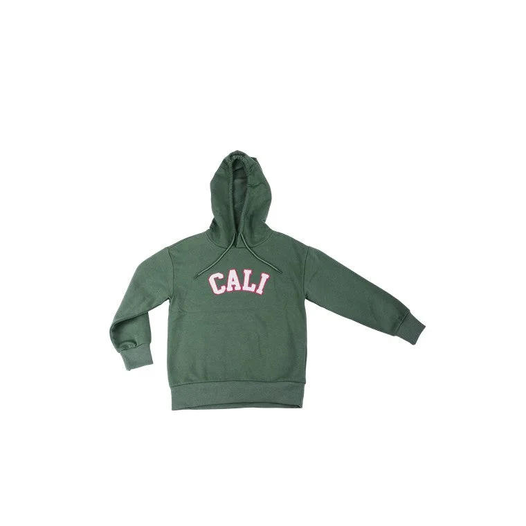 ---Cali College Hoodie, Sage, Size 12