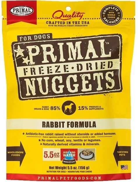 - ​​Pet toys under    yuanPrimal Freeze Dried Dog Nuggets - Rabbit