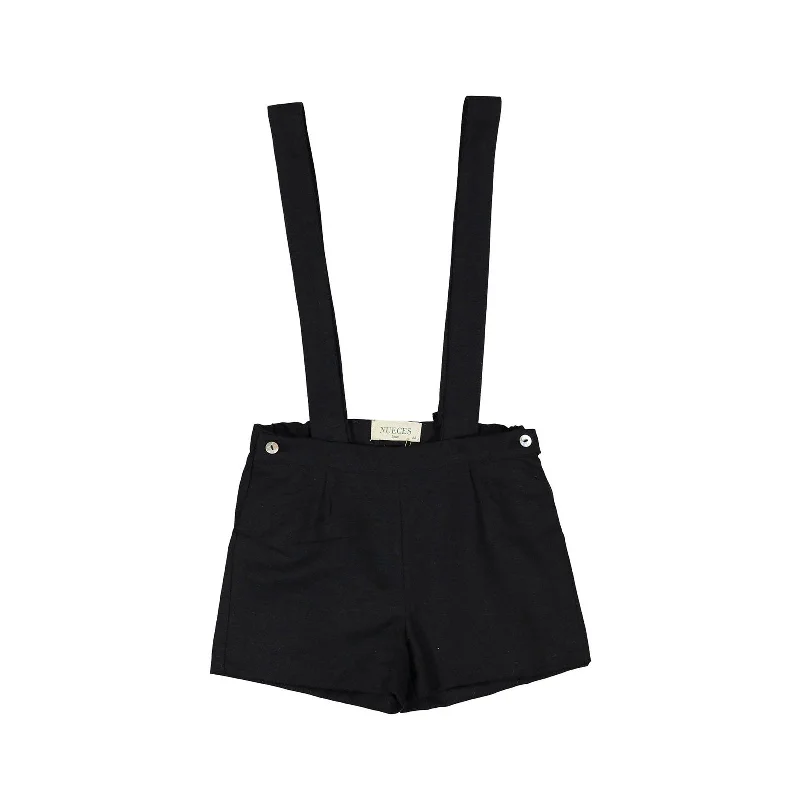 - Foldable and portable cat bagNueces Black Linen Pepito Shorts