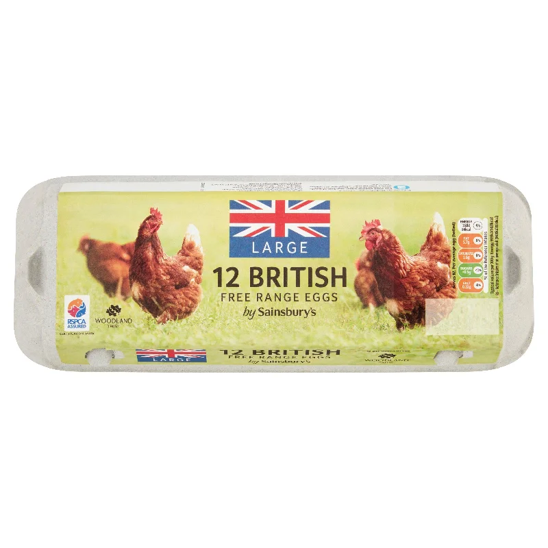 - Pet vitamin complex nutrition tabletsSainsbury's British Free Range Eggs Large x12