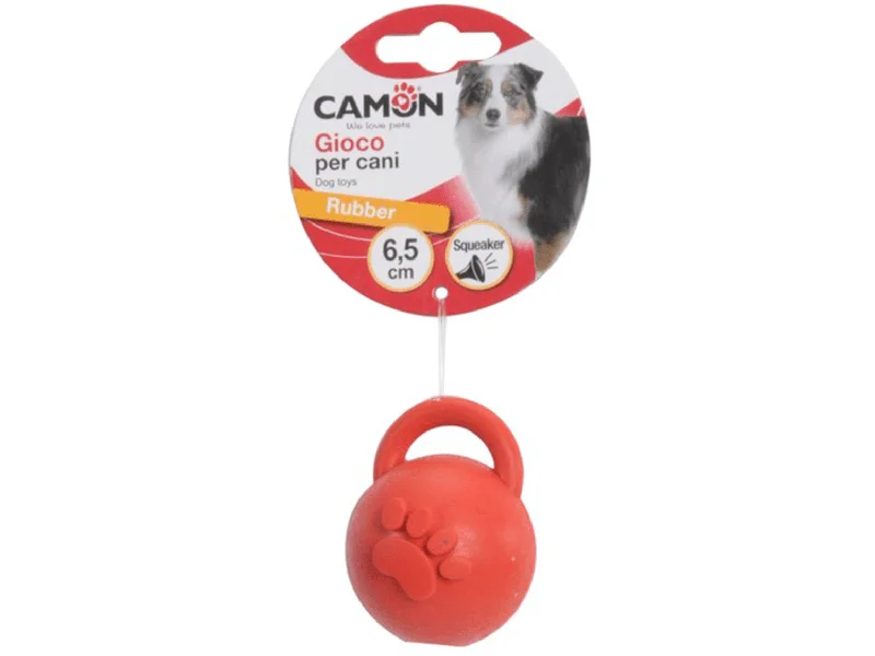 - Car dog seat beltRubber Dog Toy With Squeaker - Ball With Handle-6, 5Cm