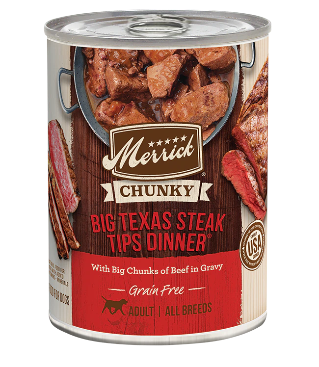 - Dog anti-slip matMerrick GF Texas Steak Tips Dinner Wet Dog Food