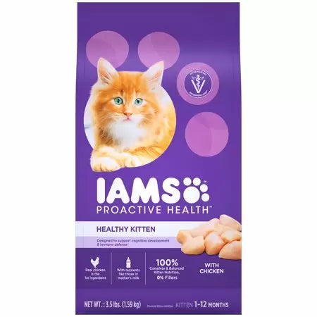 - Pet vitamin complex nutrition tabletsIams Proactive Health Playful Kitten 4 lb