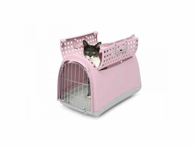 - Winter warm clothes for short-haired dogsLinus Open TopCabrio Carrier Light Pink