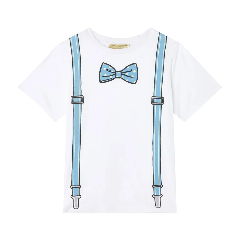 - Hamster silent running wheel to prevent chewingStella McCartney White Bow Tie Print Tee