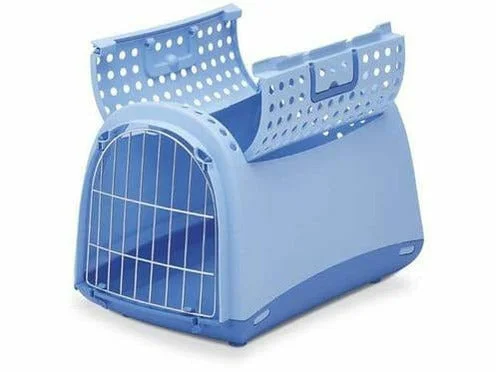 - Smart cat litter box with automatic cleaningTrasportino Linus Open Top Cabrio Azzurro Chiaro