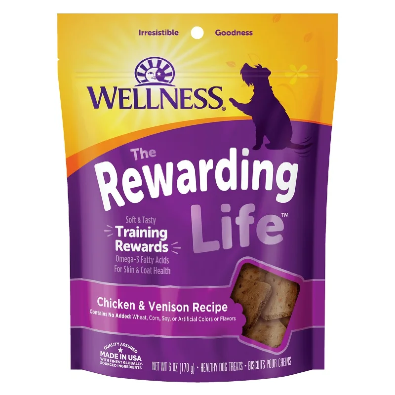 ---Wellness The Rewarding Life Soft Treats Chicken and Venison