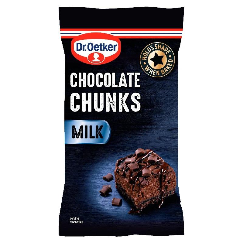 - Air box TSA certified check-inDr. Oetker Milk Chocolate Chip Chunks 100g