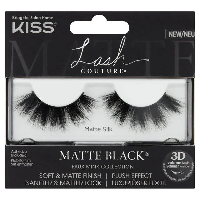 Pet ProductsKiss Lash Couture Matte Black Faux Mink Collection Matte Silk