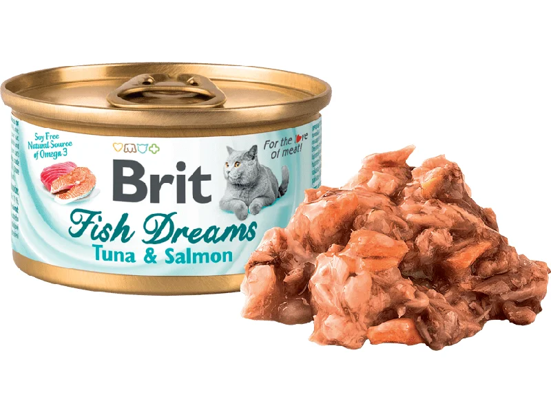 ---Brit Fish Dreams Tuna & Salmon 80 g