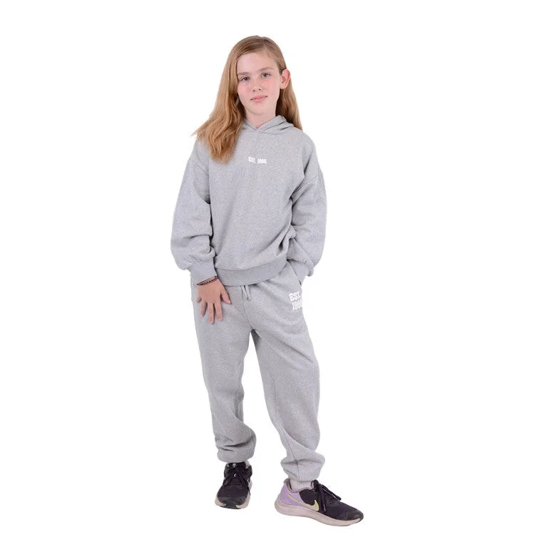 - Pregnant cat delivery room warming boxOversized Hoodie, Grey Marle, Size 14