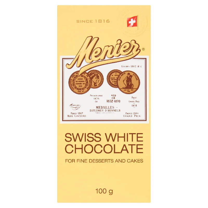 - Foldable and portable cat bagMenier Swiss White Cooking Chocolate 100g