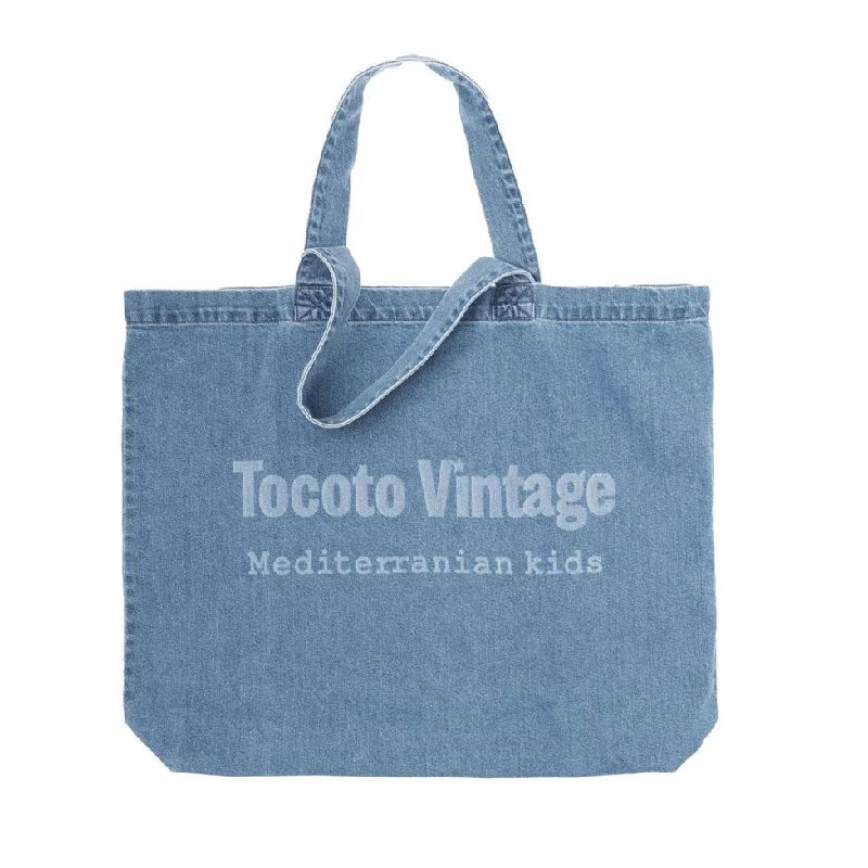 - ​​Pet toys under    yuanTocoto Vintage Blue Tocoto Vintage Mediterranean Kids Denim Bag