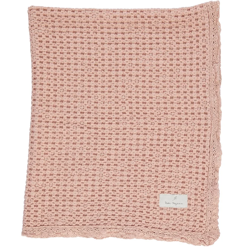 - Dog disposable foam shower gelBebe Organic Dusty Rose Waffle Blanket