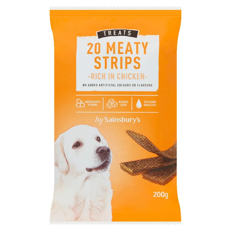 - Postoperative pet anti-licking Elizabethan collarSainsbury's Meaty Strip Dog Treats with Chicken x20 200g