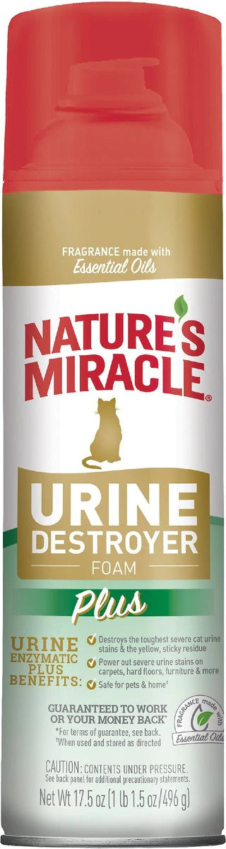 - Deodorizing cat litter tofu litterNature's Miracle Urine Destroying Foam Plus