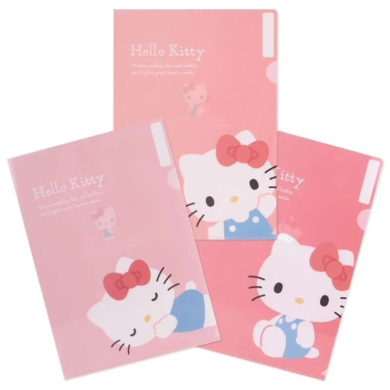 - Solid wood cat climbing frame customizedHello Kitty Expressions 3-pc Clear File Folder Set