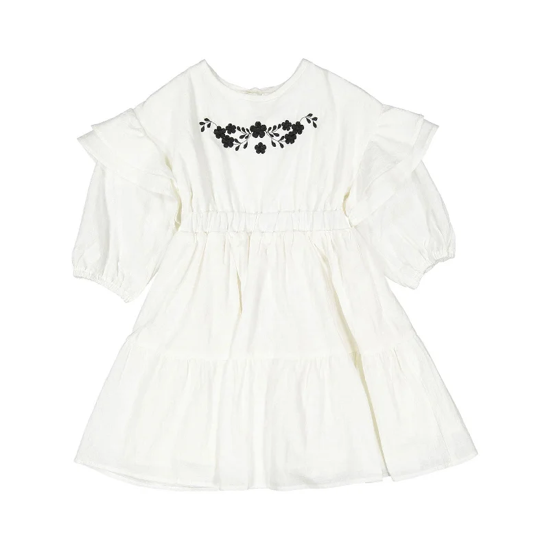 - Deodorizing cat litter tofu litterNueces Off White Campello Embroidered Dress