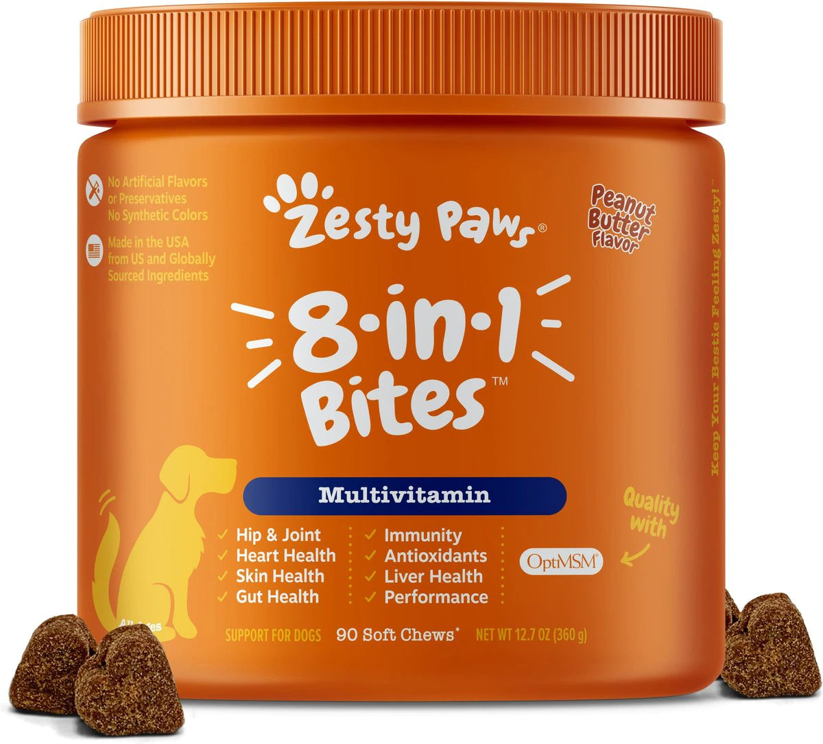 - Parrot climbing and standing wooden frameZesty Paws 8-in-1 Bites Flavored Soft Chews Multivitamin