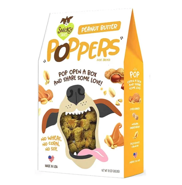 - Remote interactive pet feederSnicky Snaks Poppers Dog Treats