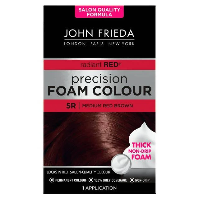 - Summer pet ice matJohn Frieda Precision Foam Colour Radiant Red Hair Dye Medium Red Brown 5R