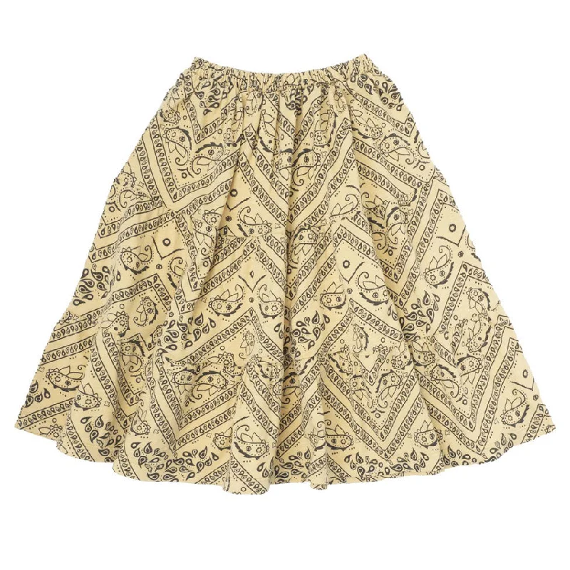 - Dog anti-slip matTocoto Vintage Yellow Bandana Print Skirt