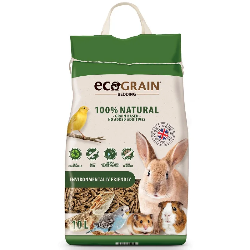  . **Cat nest winter warmth**EcoGrain Small Animal Bedding 10L