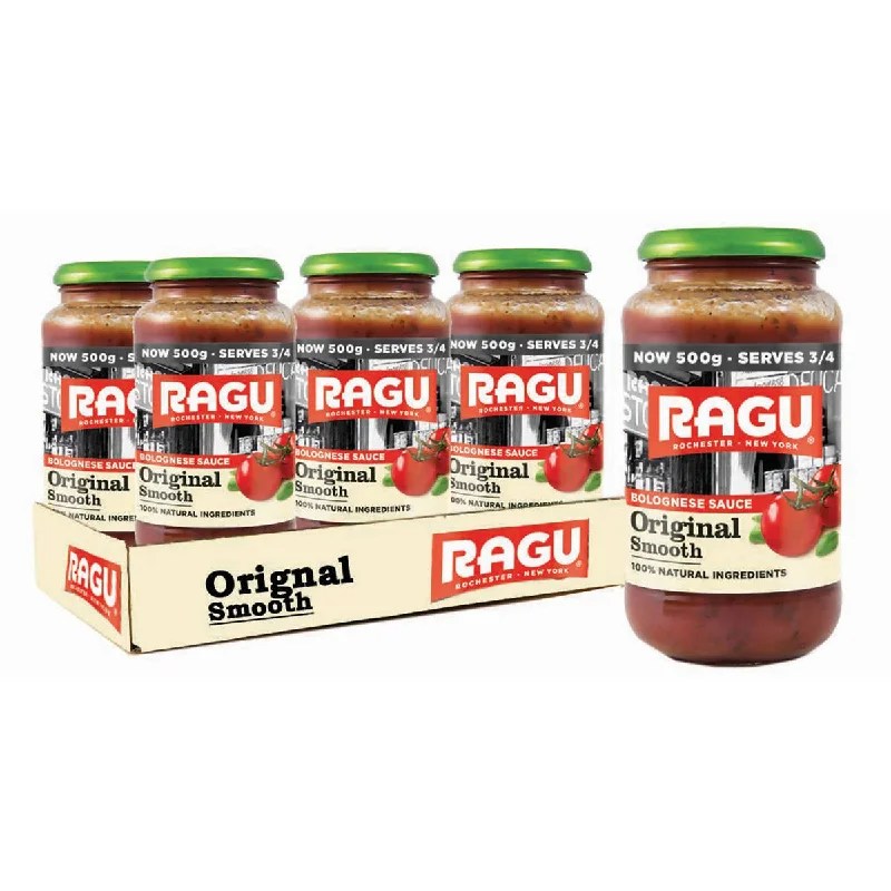 - Foldable and portable cat bagRagu Original Smooth Sauce, 6 x 500g