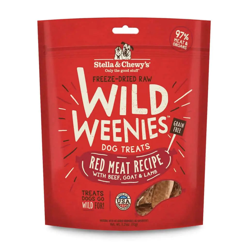 - Natural latex pet mattressStella & Chewy Freeze Dried Raw Wild Weenies Red Meat