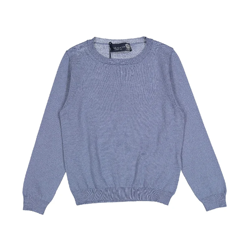 ---Dal Lago Charcoal Blue Percy Sweater