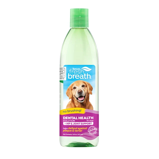 - Winter warm clothes for short-haired dogsTropiclean Fresh Breath Dental Health Hip + Joint Support