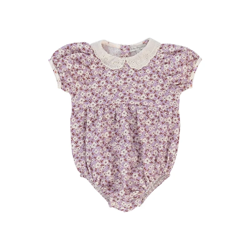 - Rabbit grass rack to prevent waste food boxBebe Organic Lilac Floral Darja Romper