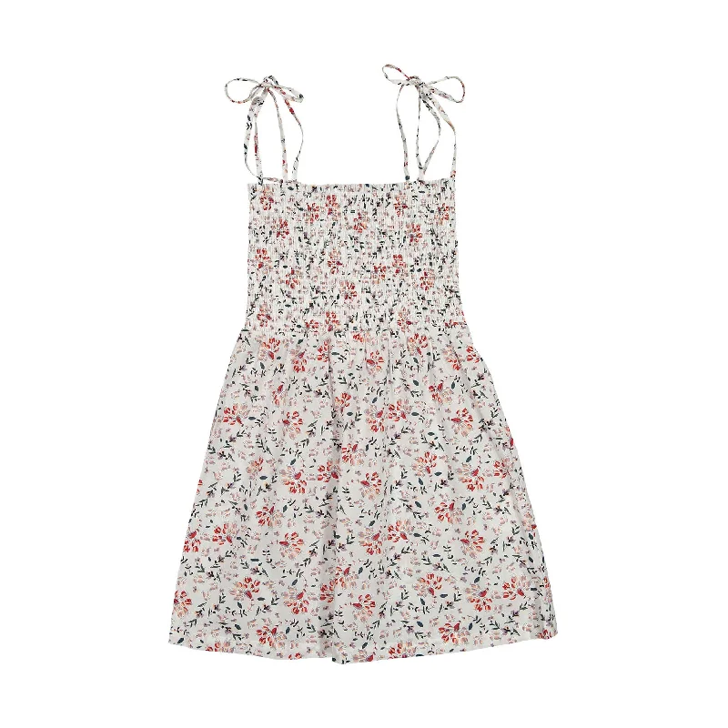 - Cat stress soothing sprayDesigners Remix White Flower Print Sandrine Strap Dress