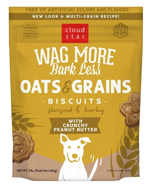 - Pet vitamin complex nutrition tabletsCloud Star Wag More Bark Less Oats & Biscuits with Crunchy Peanut Butter Cookie Recipe Dog Treats